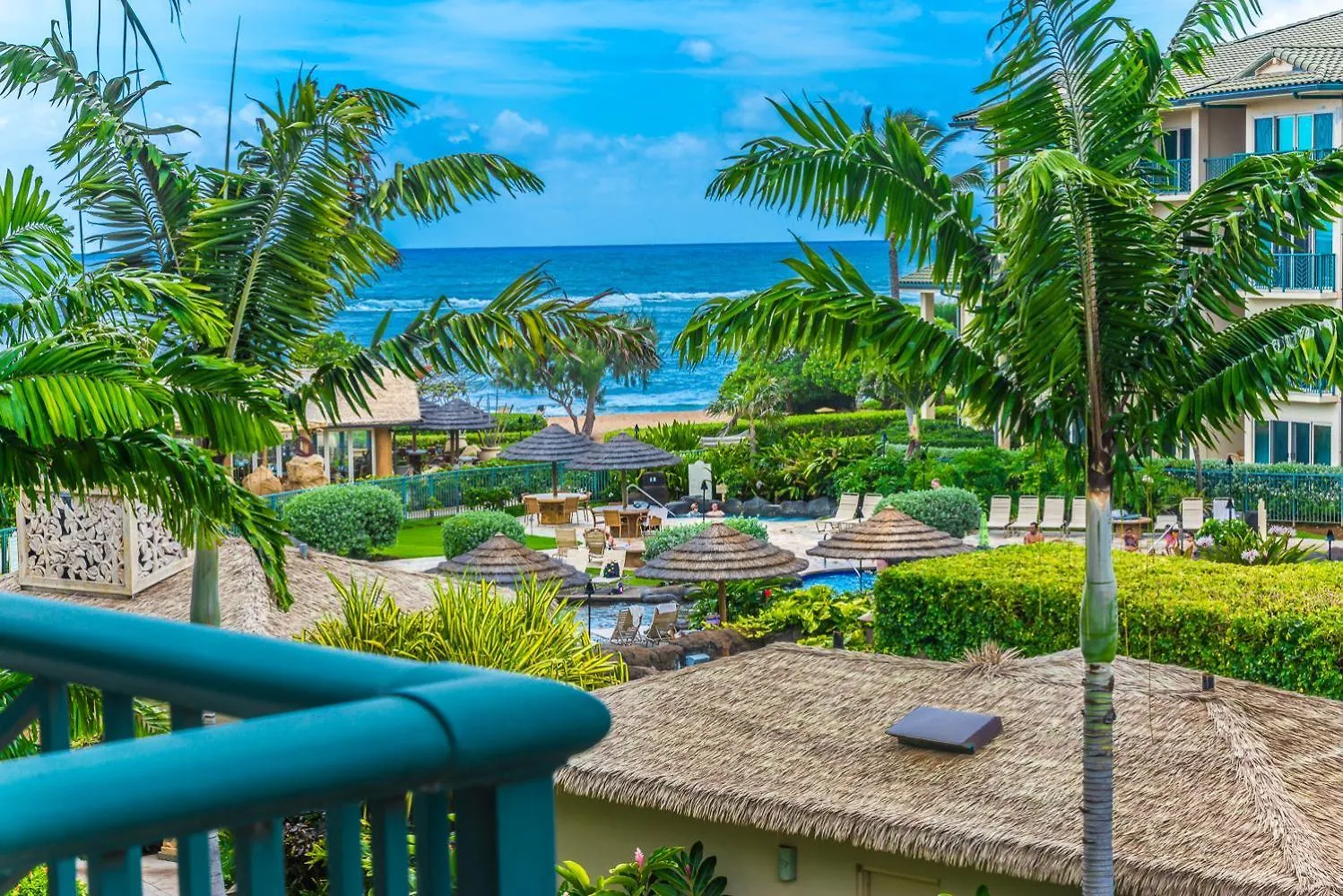 Waipouli Beach Resort Exquisite Oceanview Overlooking The Fantasy Pool كابا